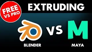 Blender vs Maya Extruding