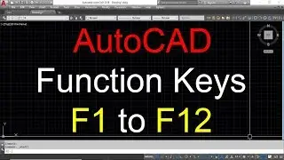 AutoCAD Function Keys F1 to F12