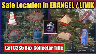 All Items Safe Location In Erangel/Livik | Get C2S5 Box Collector Title Easily In BGMI