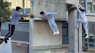 Mentally Ill Patient Climbed Onto Roof To Hide From Doctor#parkour#skate#still