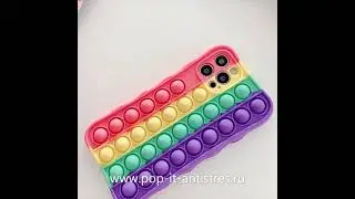 чехол пупырка на телефон iPhone антистресс