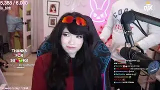 Mizkif doesn't want to go in the hot tub with GIGACHAD DAVE and hides in Emiru's room