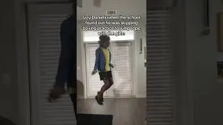 He was too busy playing Double Dutch😂 