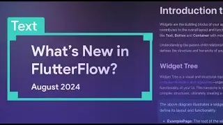 What's New in FlutterFlow | Aug 2024