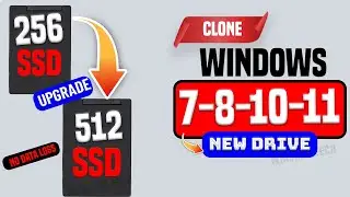 How to Clone a Hard Drive or SSD in Windows | Upgrade HDD To SSD Without Reinstalling Windows 2024.