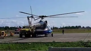 Шоу Ми-8 в аэропорту Байкит!