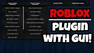 How to make a GUI PLUGIN in ROBLOX | Tutorial