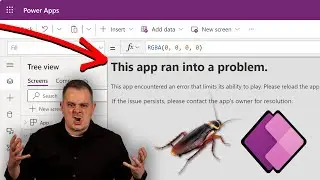 Power Apps Error Says this App Ran into a Problem
