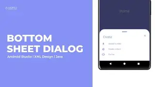 Bottom Sheet Dialog in Android Studio using Bottom Navigation Bar | Floating Action Button | 2024