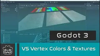 Godot 3 - Visual Shaders Vertex Colors and Textures