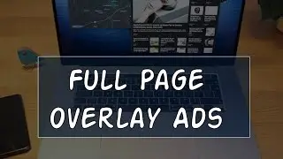 Design Full Page Overlay Advertisement using HTML, CSS and JavaScript