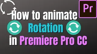 How to animate Rotation in Premiere Pro CC | Basic Video editing Tutorial |  Merry Christmas :)