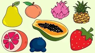 Fruit Song 4 | Sing and Learn Fruit Names For Children