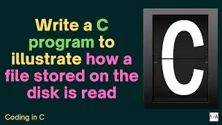 Code In C | C Program for Reading any File from Disk | Programming In C