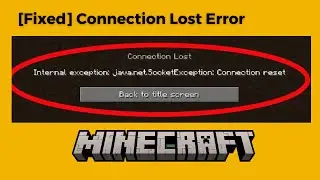 [100% Fix] Connection Lost Error In TLauncher – Solution For Server Connection Timed Out TLauncher