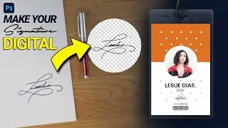 How Make your Signature Digital with Photoshop! | Photoshop Shorts Tutorial