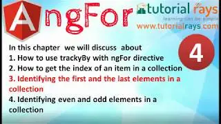 ng for directive - finding  first and Last elements index - Angular 7/8 Tutorial