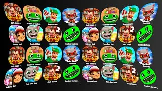 Dark Riddle, Garten of Banban Animation, Bowmasters, Subway Surf, Tom Gold Run, Tom Hero,