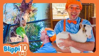 Blippis Best Animal Moments: Top 10 Adventures! - Blippis Top 10 | Educational Videos for Kids