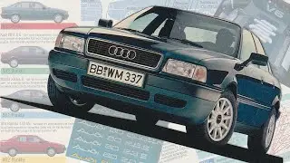 AUDI 80 B4 • как БОЧКА стала ЛУЧШЕ в 1990-х • ИСТОРИЯ автомобиля ДЕВЯНОСТЫХ