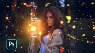 Mysterious Photo Edit With Firefly Adding | Photo Manipulation - Photoshop Tutorial