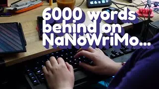 I'm so behind on NaNoWriMo | hectic daily vlog