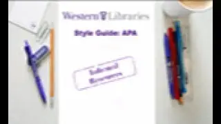 (Out of Date) APA Style Guide: Informal Resources