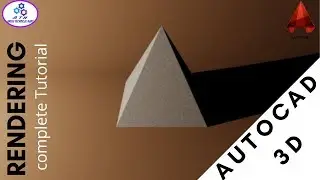(Hindi) Autocad  3d Render Command Using Proper Light and Camera command 2019