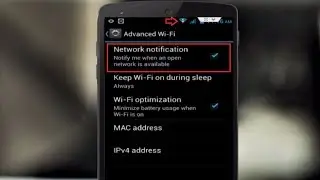 How to Turn On or Off Wifi Network Notification in Android Device