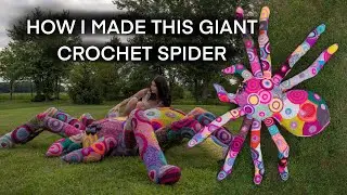 How I Made A Giant Crochet Spider