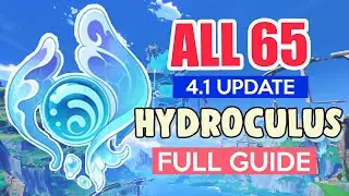 How to: GET ALL 65 HYDROCULUS FONTAINE 4.1 UPDATE | COMPLETE GUIDE FULL TUTORIAL | Genshin Impact