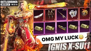 LUCKIEST IGNIS X SUIT CREATE OPENING  FIRST TIME 😍🤩#bgmi #ignis_xsuit