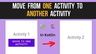 How to move from one activity to another activity in android on button click | android studio