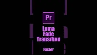 How to Create Luma Fade Effect | Adobe Premiere Pro Tutorial | Youtube Shorts