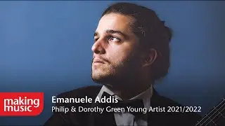 Emanuele Addis, guitar | Philip & Dorothy Green Young Artist 2021/2022