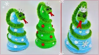 🐍Snake - Symbol of the Year2025🐍 New Year's Tree DIY/Christmas DIY