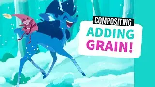 Compositing - How to add grain, noise and pixelation to your images (IT'S AWESOME AN EASY) (Harmony)