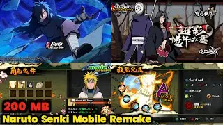 New Naruto Senki Mobile Remake V1 Ultra HD Skills | Naruto Senki Mod