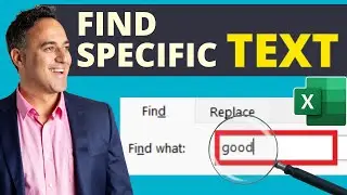 Search for a Cell With Specific Text in Microsoft Excel
