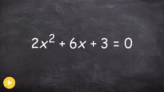 Finding the zeros by completing the square when you have a fraction