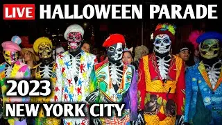 Halloween Parade NYC 2023 🎃 Village Halloween Parade 2023 NYC LIVE