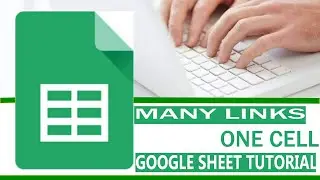 How to add multiple links in Google Sheets Google Sheet tutorial | Google Sheet