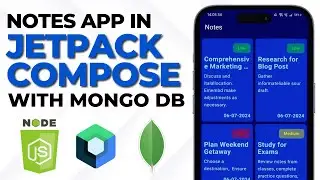 Notes app in android studio with kotlin NodeJS and mongodb | How to use mongo db with node js