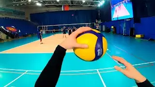 Volleyball first person | Wing Spiker - Highlights | VC Fakel (POV)