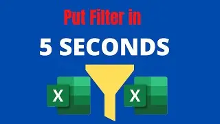 #shorts | FILTER | Filter shortcuts | Excel Filter Function | Excel | Keyboard Shortcuts