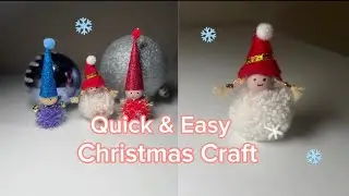 Super Easy Christmas Crafts/Made in only 5 minutes !