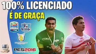 MOSTRANDO O PATCH BMPES 4.0  - PES 2016 - LICENCIADO  SÉRIE A E B , FACES, ESTÁDIOS É DE GRAÇA !!!
