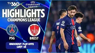 HIGHLIGHTS PSG VS BREST: HỦY DIỆT TUYỆT ĐỐI, GÃ NHÀ GIÀU PHÔ DIỄN SỨC MẠNH | CHAMPIONS LEAGUE