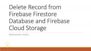 Delete Record from Firebase Database and File from Firebase Cloud Storage in Android