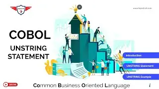 UNSTRING in COBOL | COBOL STRING HANDLING | COBOL UNSTRING STATEMENT | UNSTRING Example.